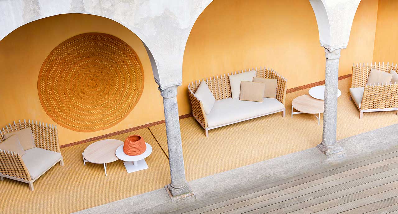 Paola Lenti Ковер Shang от Paola Lenti — в интерьере
