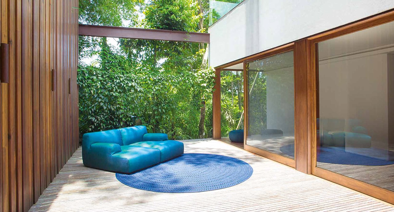 Paola Lenti Ковер Shang от Paola Lenti — в интерьере