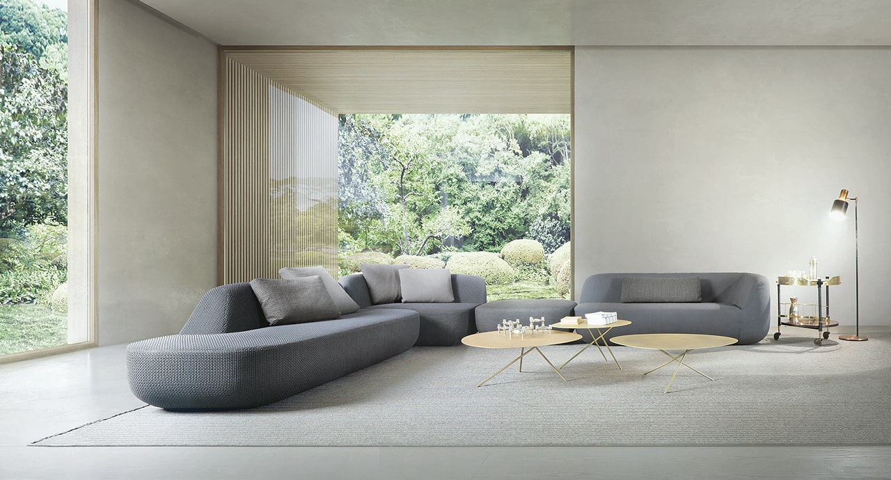 Paola Lenti Ковер Samo от Paola Lenti — в интерьере