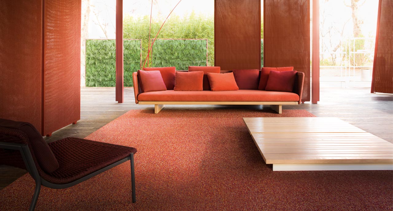 Paola Lenti Ковер Policromo от Paola Lenti — в интерьере