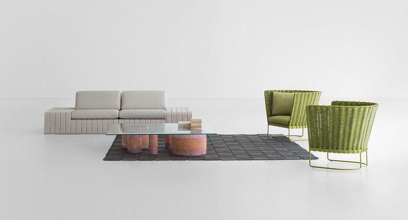 Paola Lenti Ковер Net 20 от Paola Lenti — в интерьере