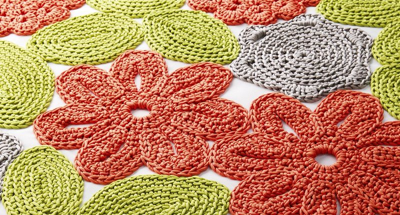 Paola Lenti Ковер Crochet от Paola Lenti — в интерьере