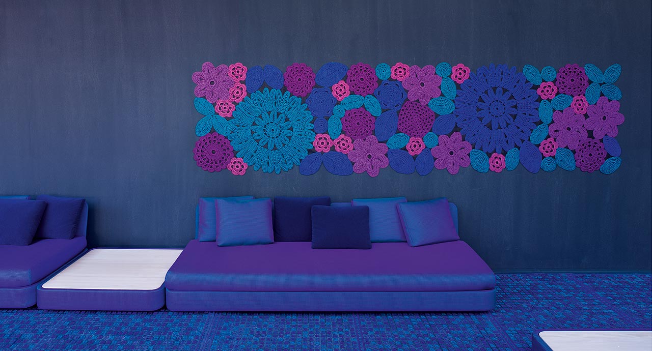 Paola Lenti Ковер Crochet от Paola Lenti — в интерьере