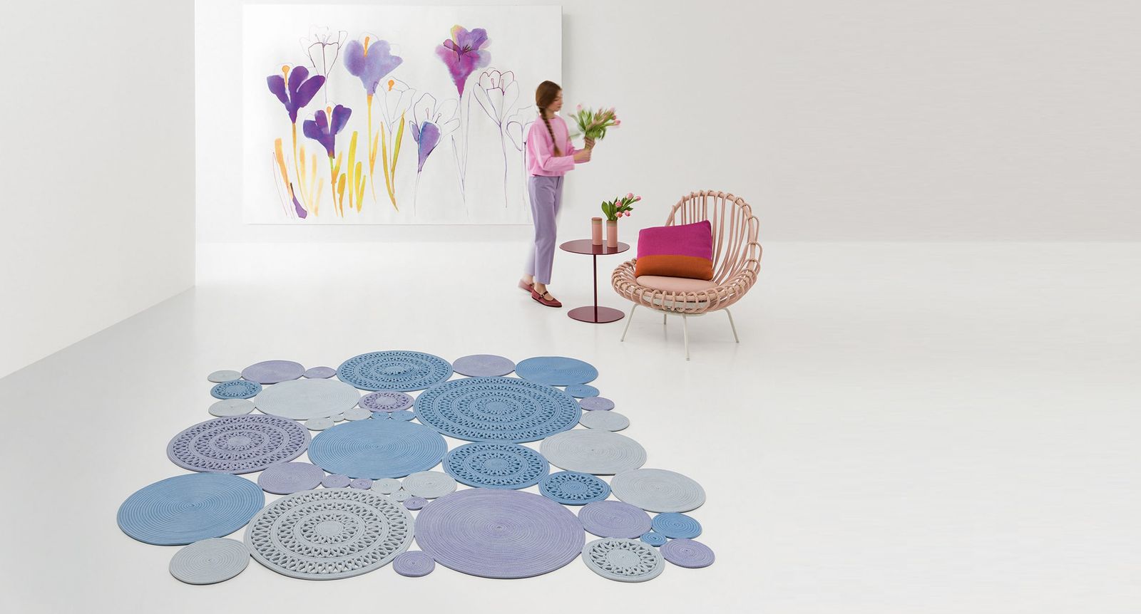 Paola Lenti Ковер Cosmo от Paola Lenti — в интерьере