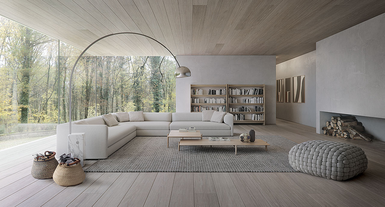 Paola Lenti Ковер Crown от Paola Lenti — в интерьере