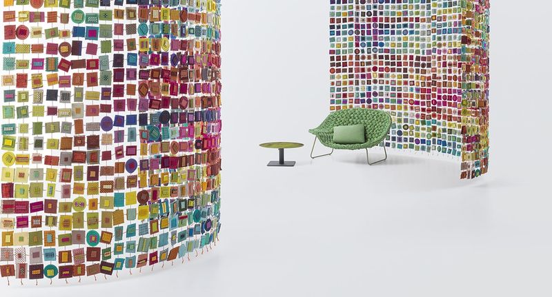 Paola Lenti Ширма Couture от Paola Lenti — в интерьере