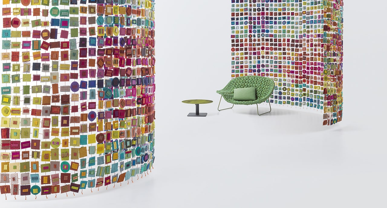 Paola Lenti Ширма Couture от Paola Lenti — в интерьере