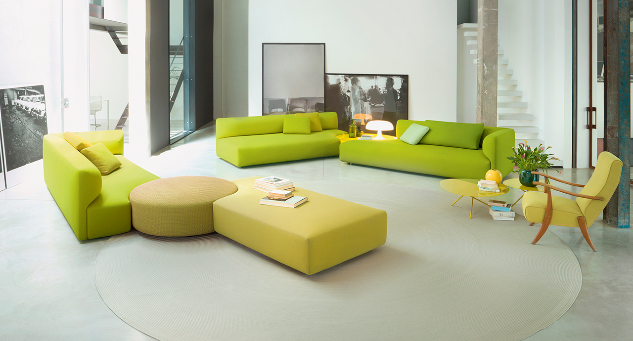 Paola Lenti Пуф Walt от Paola Lenti — в интерьере