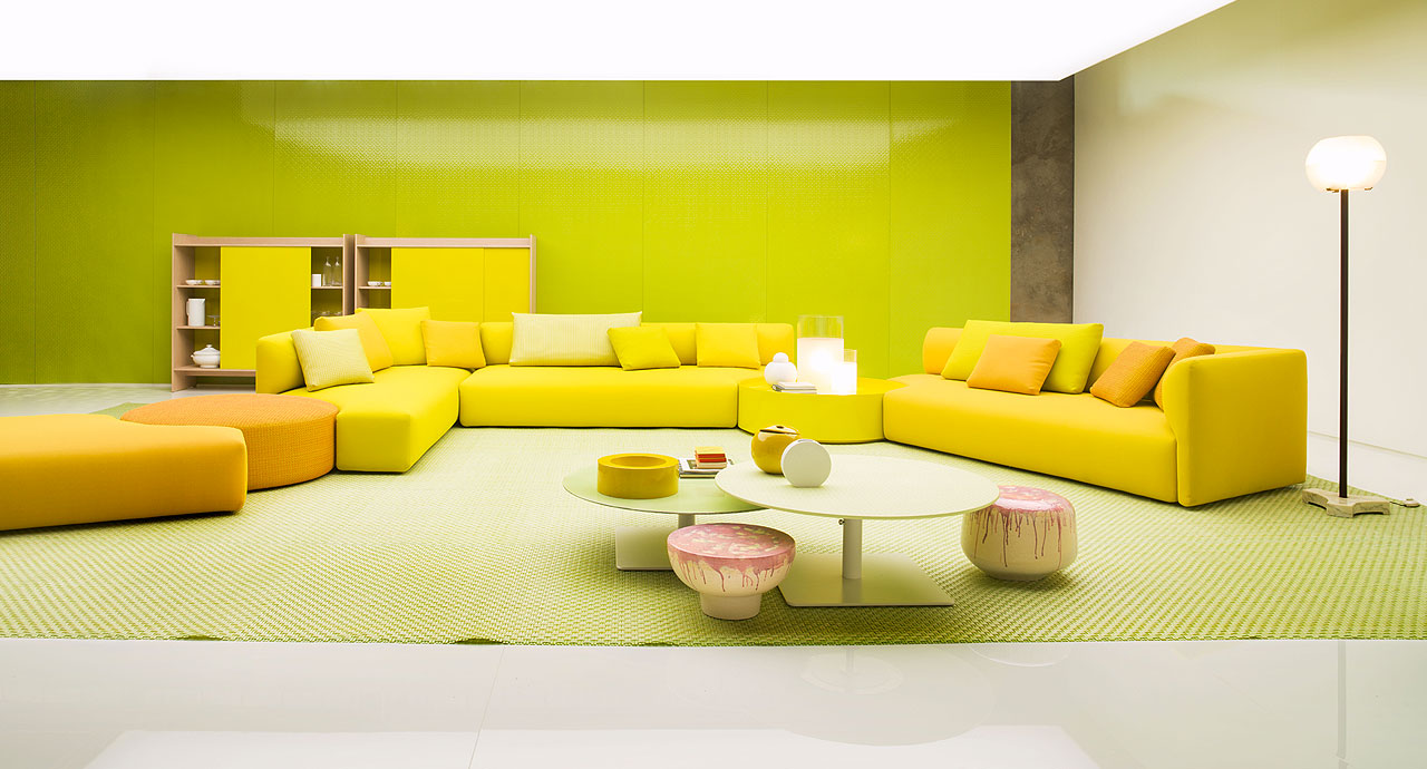 Paola Lenti Пуф Walt от Paola Lenti — в интерьере