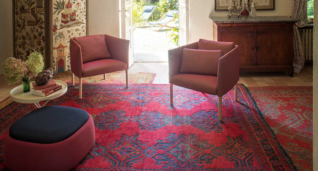 Paola Lenti Пуф Smile от Paola Lenti — в интерьере