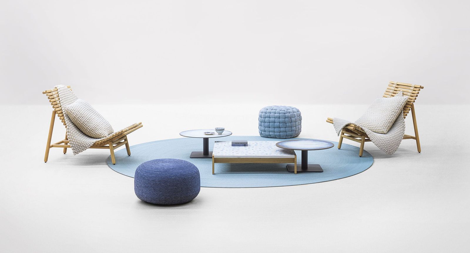 Paola Lenti Пуф Otto от Paola Lenti — в интерьере