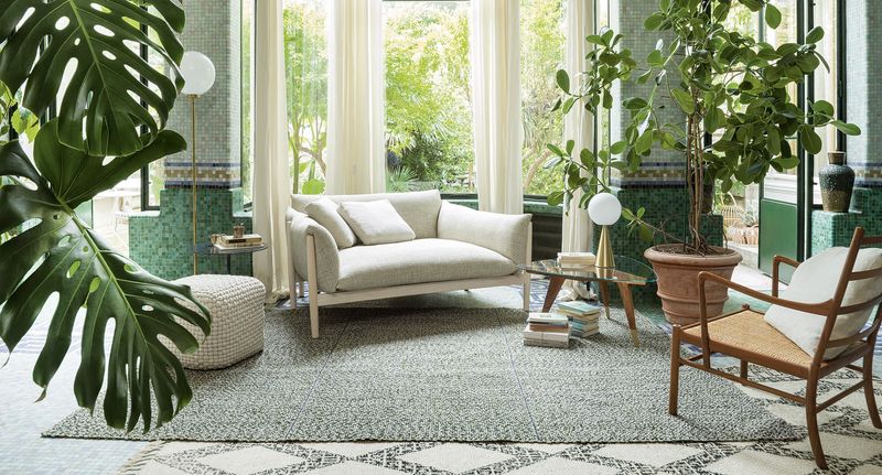 Paola Lenti Пуф Duve от Paola Lenti — в интерьере