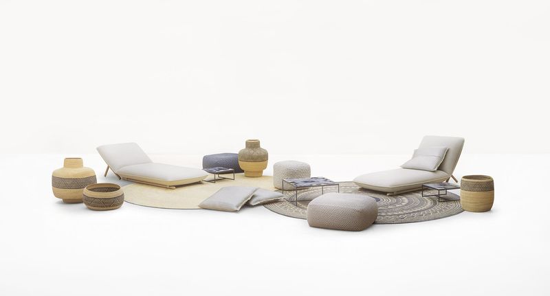 Paola Lenti Уличный шезлонг Hiro от Paola Lenti
