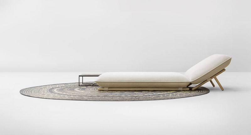 Paola Lenti Уличный шезлонг Hiro от Paola Lenti — в интерьере