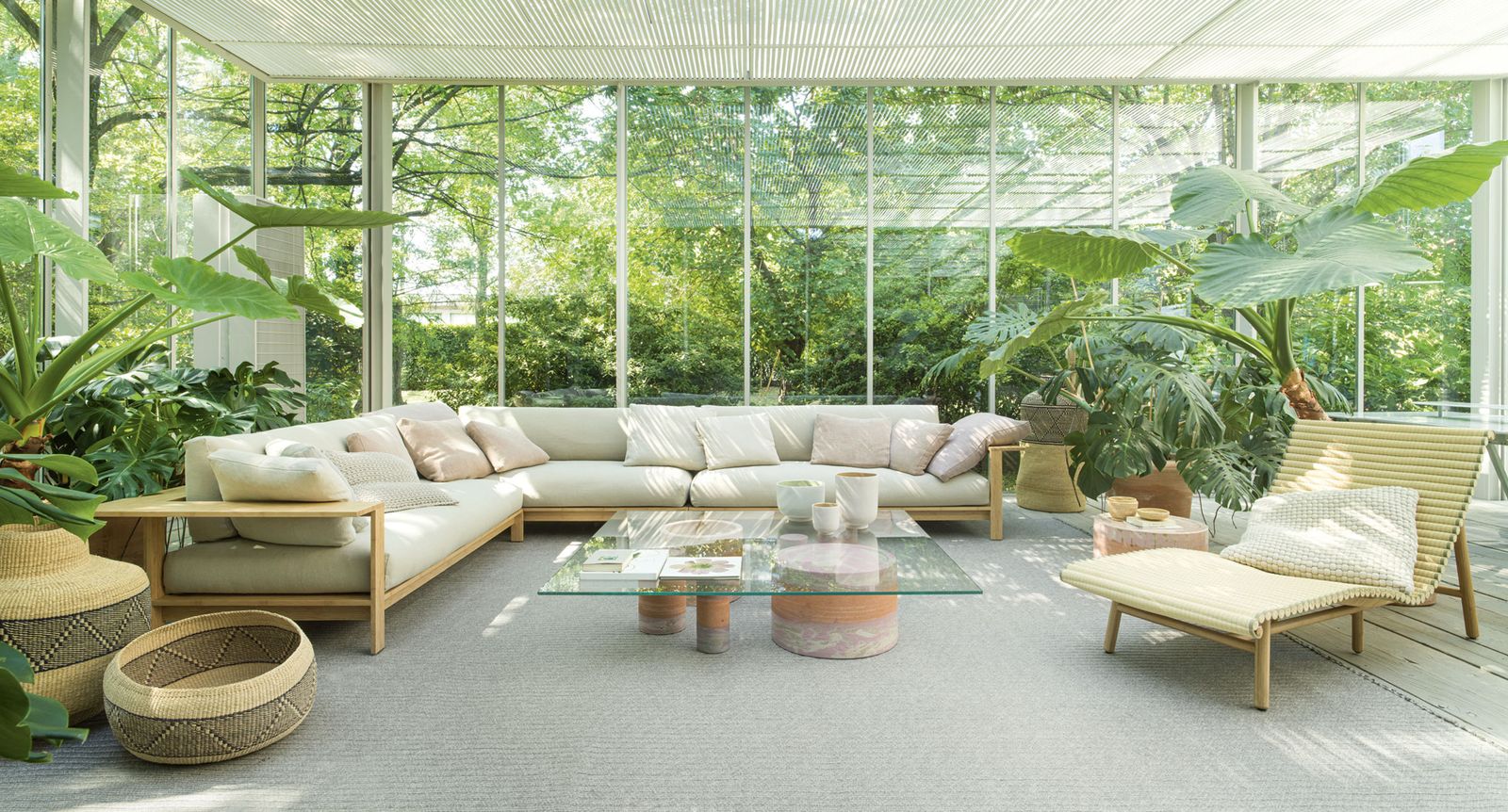 Paola Lenti Шезлонг Shibusa от Paola Lenti — в интерьере