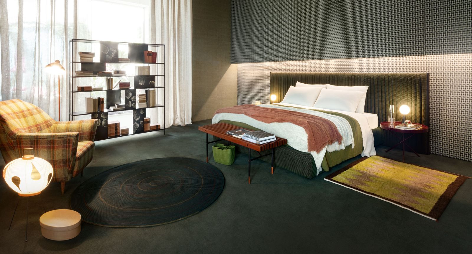 Paola Lenti Кровать Silent от Paola Lenti — в интерьере