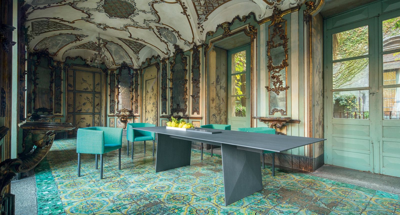 Paola Lenti Стол Kanji от Paola Lenti — в интерьере