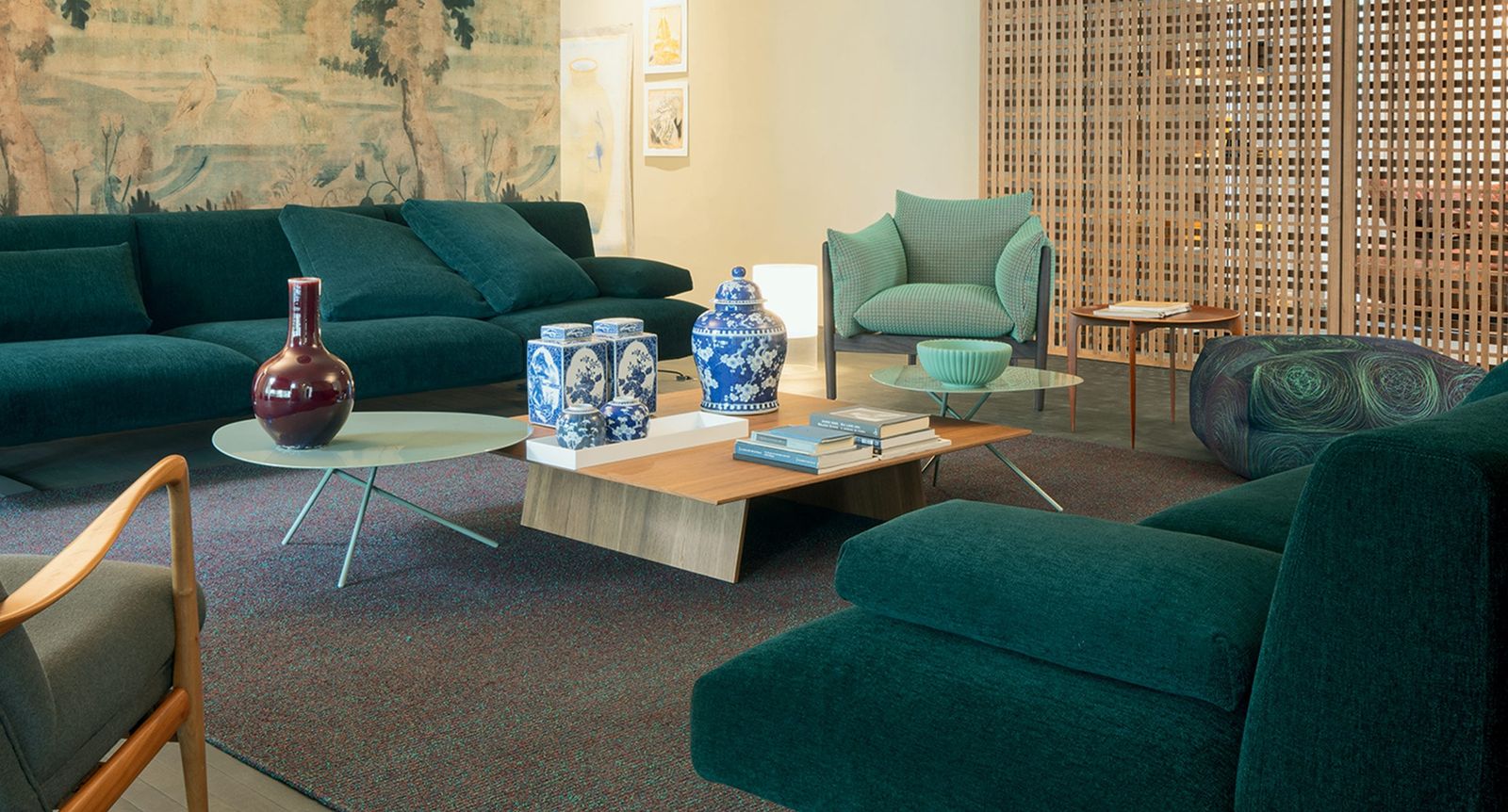Paola Lenti Журнальный столик Kanji от Paola Lenti — в интерьере
