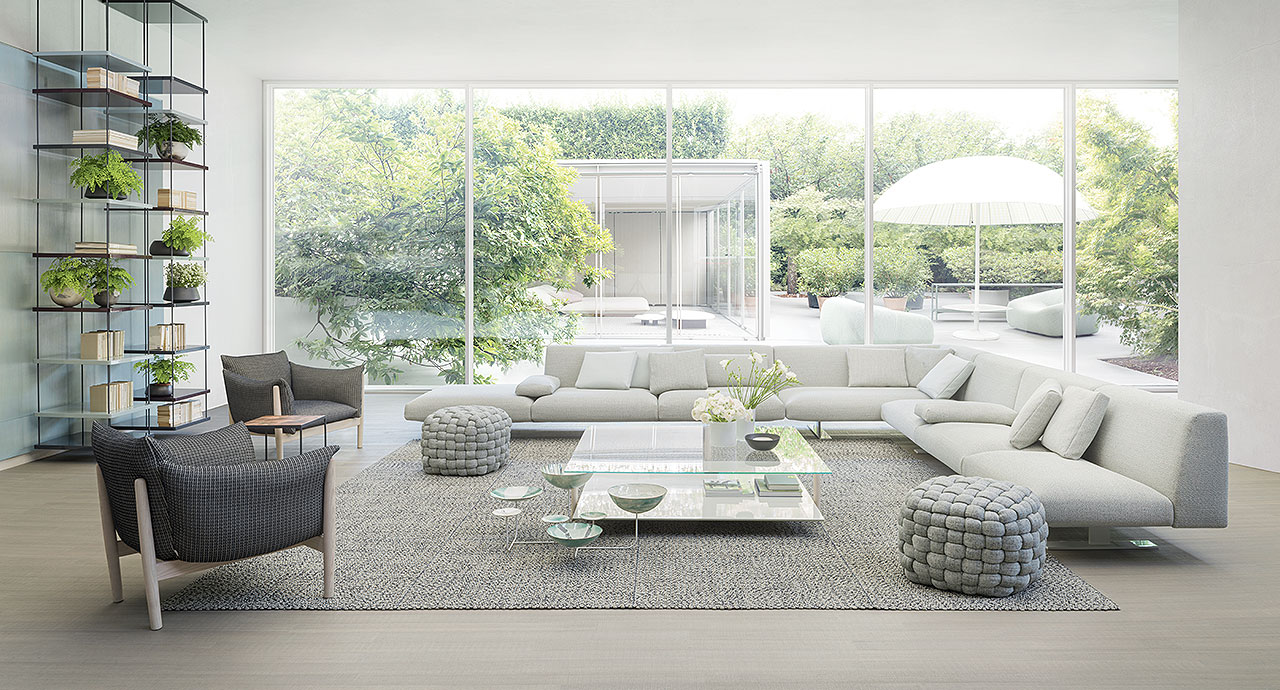 Paola Lenti Журнальный столик Ebe от Paola Lenti — в интерьере