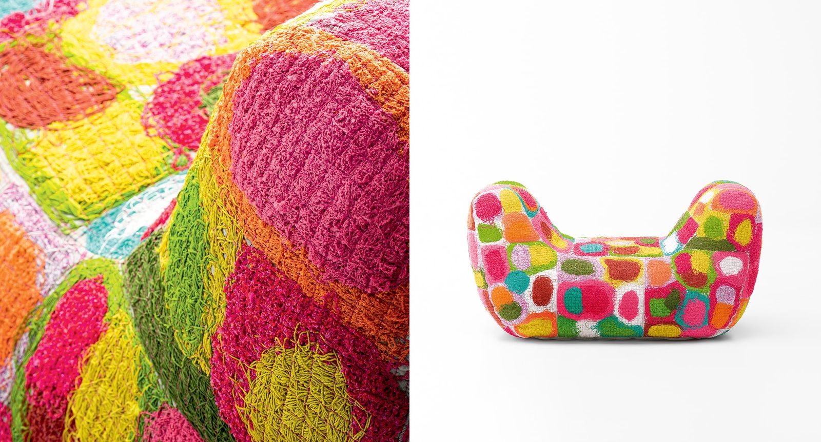 Paola Lenti Банкетка Bruco Metamorfosi от Paola Lenti — в интерьере