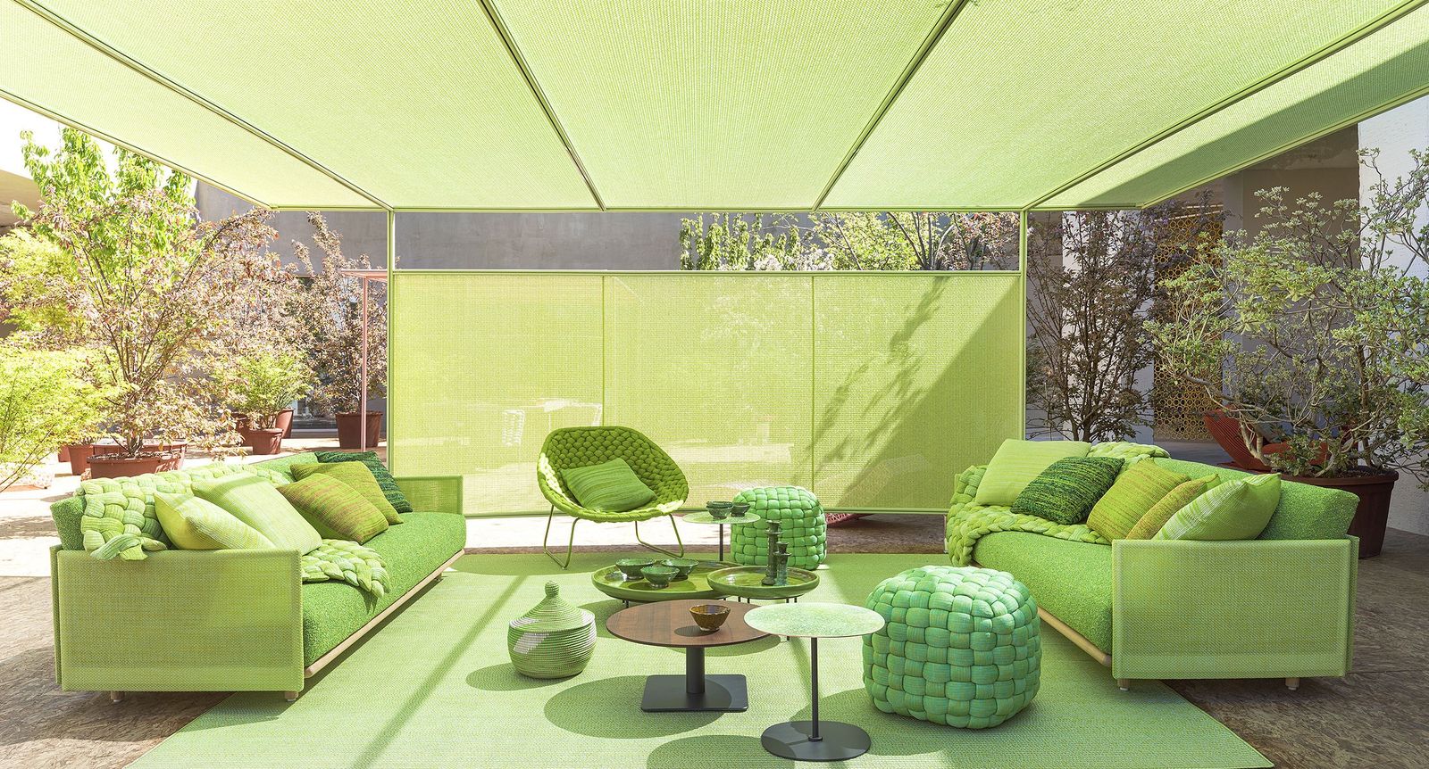 Paola Lenti Архитектурная конструкция Resort от Paola Lenti — в интерьере