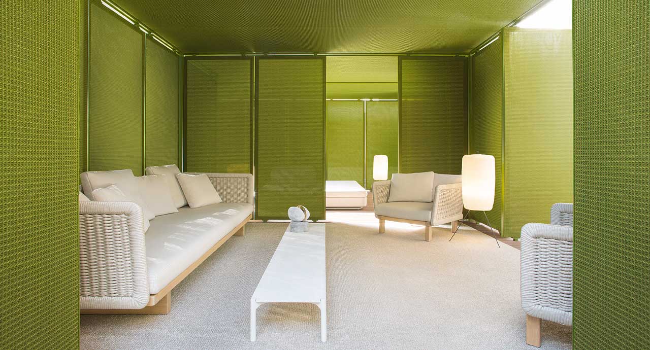 Paola Lenti Архитектурная конструкция Cabanne от Paola Lenti — в интерьере