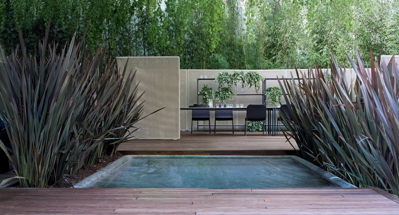 Paola Lenti Уличная ширма Abri от Paola Lenti — в интерьере