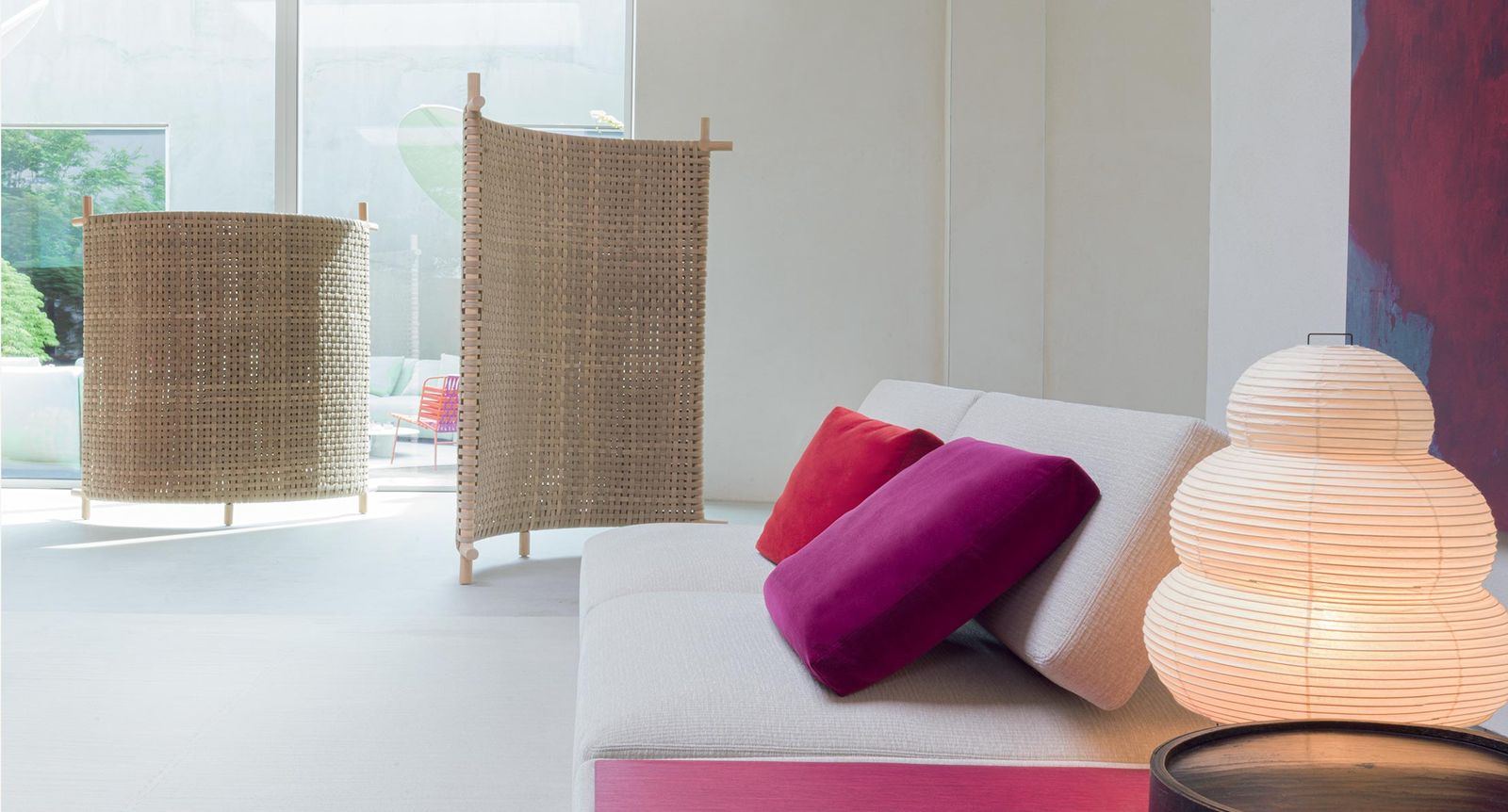 Paola Lenti Уличная ширма Kiori от Paola Lenti — в интерьере