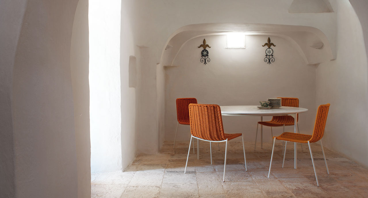 Paola Lenti Стул Kiti от Paola Lenti — в интерьере