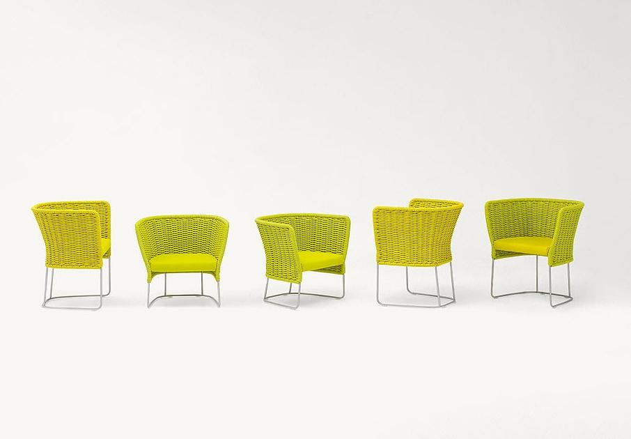Paola Lenti Уличный стул Ami Outdoor Green от Paola Lenti — в интерьере