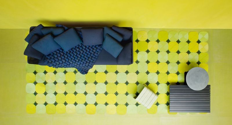 Paola Lenti Журнальный столик Sunset от Paola Lenti — в интерьере