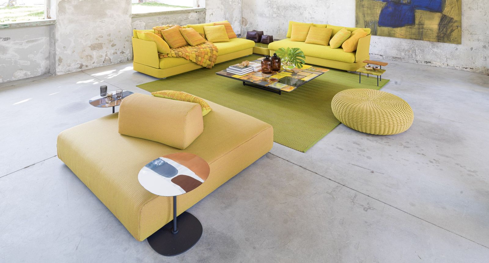 Paola Lenti Журнальный столик Strap от Paola Lenti — в интерьере