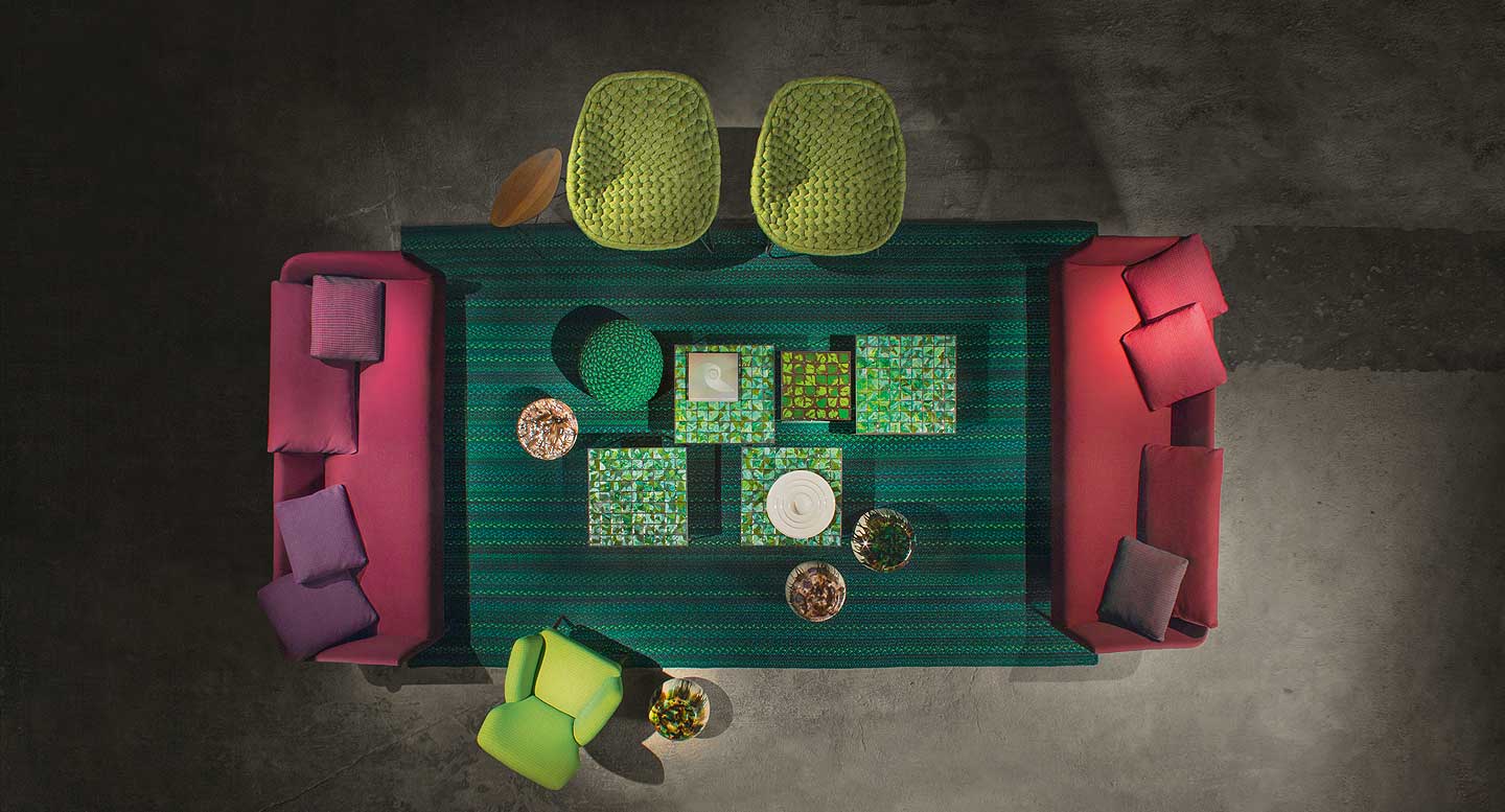 Paola Lenti Журнальный столик Sciara от Paola Lenti — в интерьере