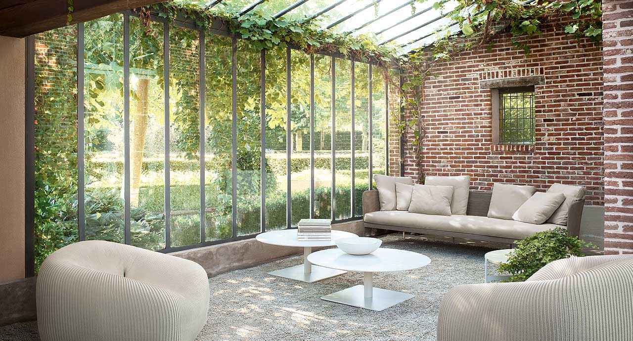 Paola Lenti Журнальный столик Giro от Paola Lenti — в интерьере