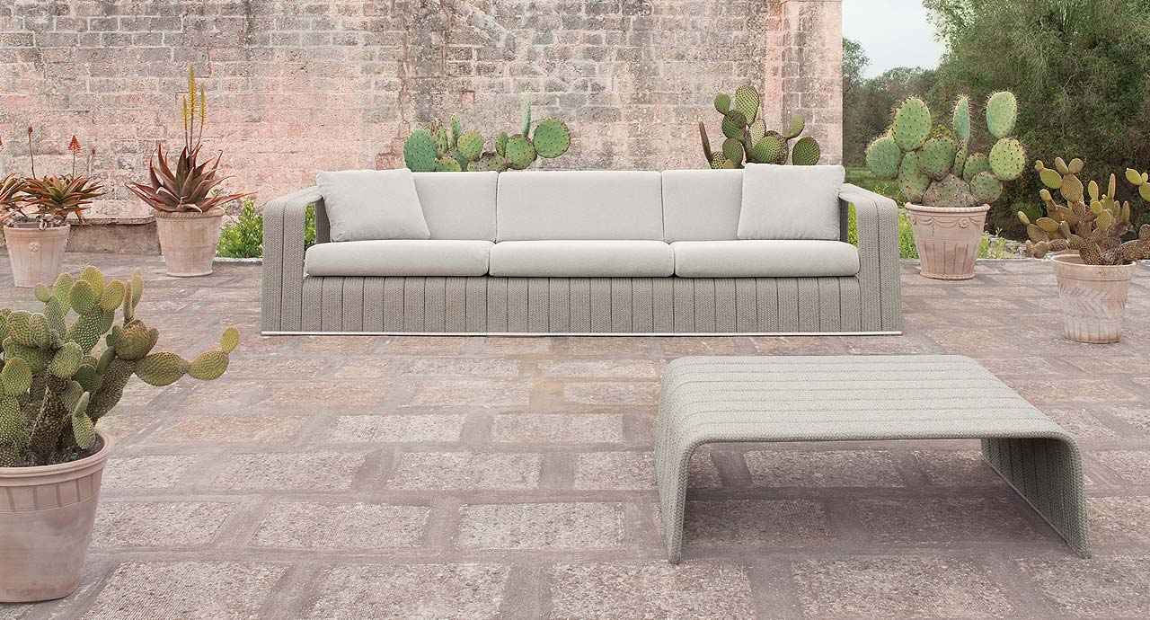 Paola Lenti Журнальный столик Frame от Paola Lenti — в интерьере