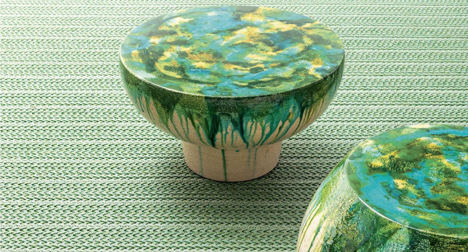 Paola Lenti Уличный журнальный столик Calatini от Paola Lenti — в интерьере