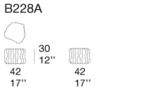 Paola Lenti Журнальный столик Anemone от Paola Lenti