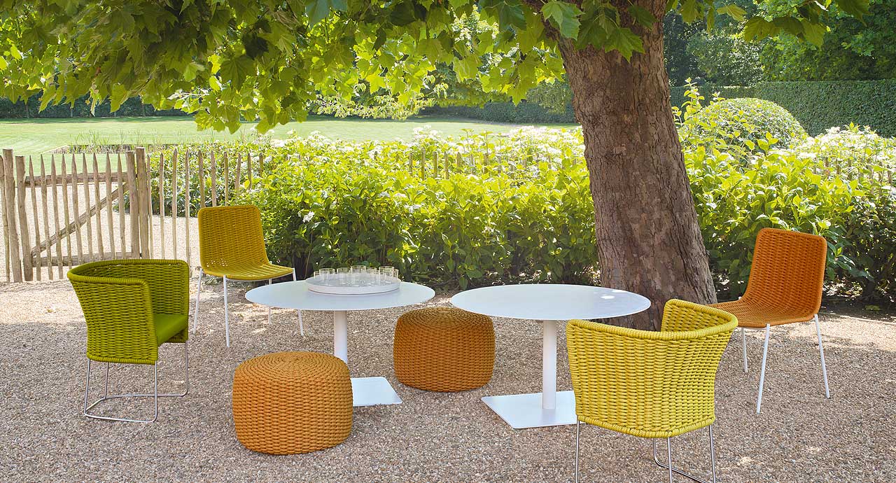 Paola Lenti Стол Giro от Paola Lenti — в интерьере