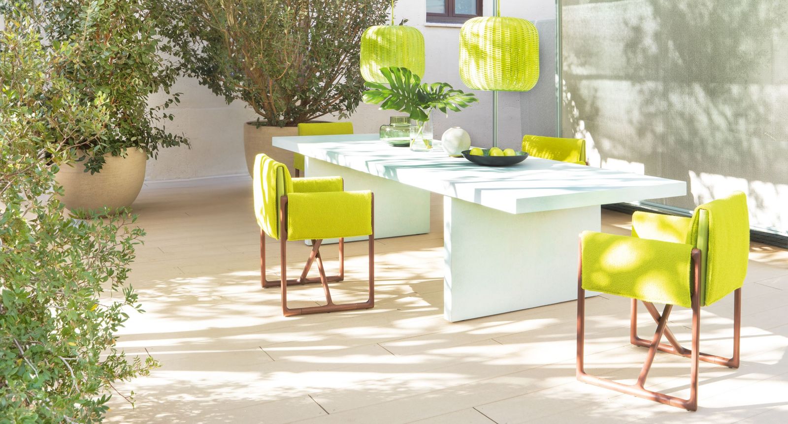 Paola Lenti Стол Concreto от Paola Lenti — в интерьере