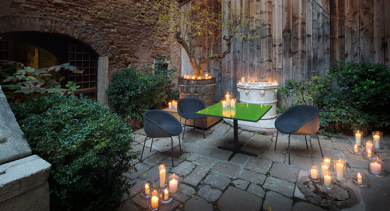 Paola Lenti Стол Cafe от Paola Lenti — в интерьере