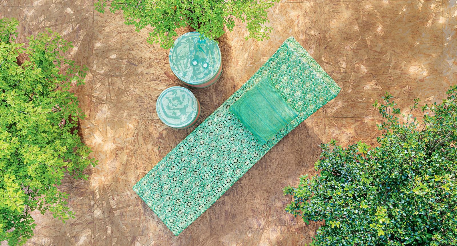Paola Lenti Шезлонг Wave от Paola Lenti — в интерьере