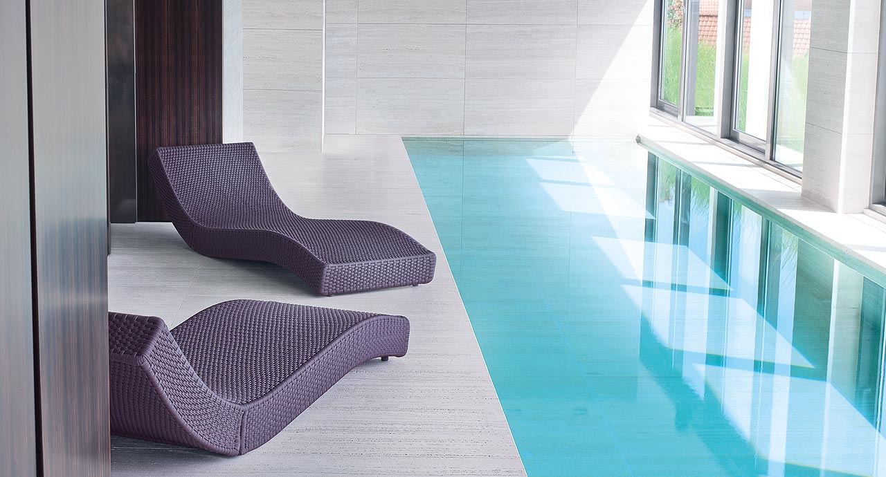 Paola Lenti Шезлонг Wave от Paola Lenti — в интерьере