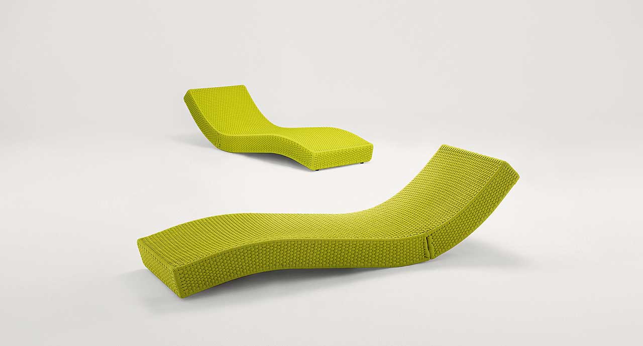 Paola Lenti Шезлонг Wave от Paola Lenti — в интерьере