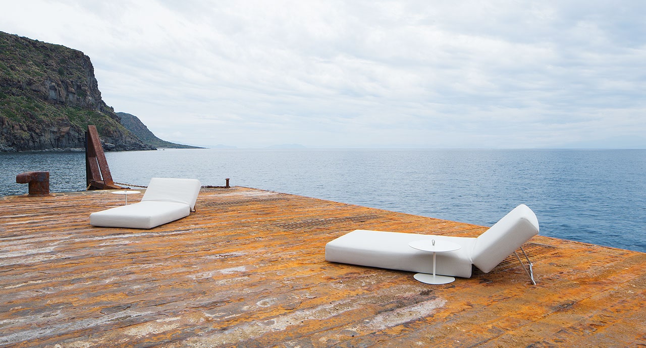 Paola Lenti Шезлонг Swell от Paola Lenti — в интерьере