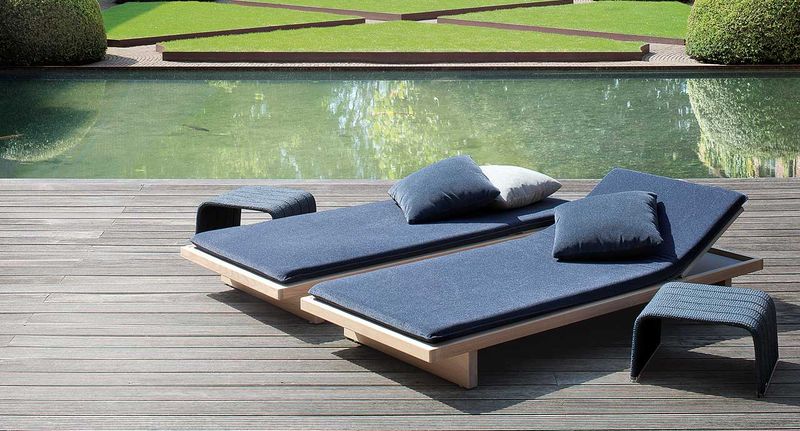 Paola Lenti Шезлонг Sabi от Paola Lenti — в интерьере