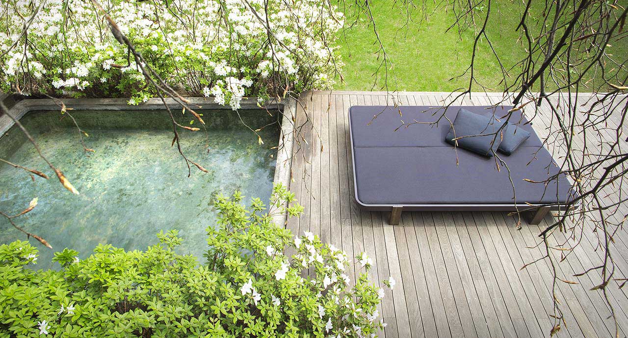 Paola Lenti Шезлонг Rams от Paola Lenti — в интерьере