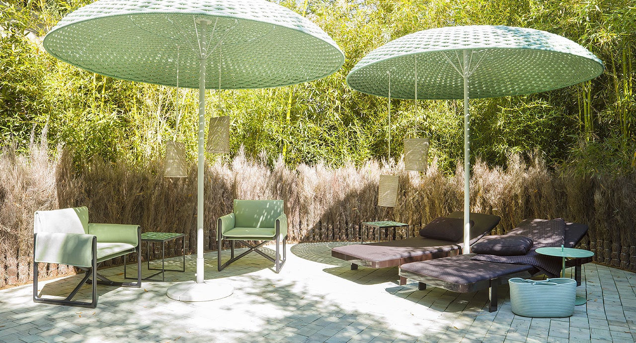 Paola Lenti Шезлонг Rams от Paola Lenti — в интерьере