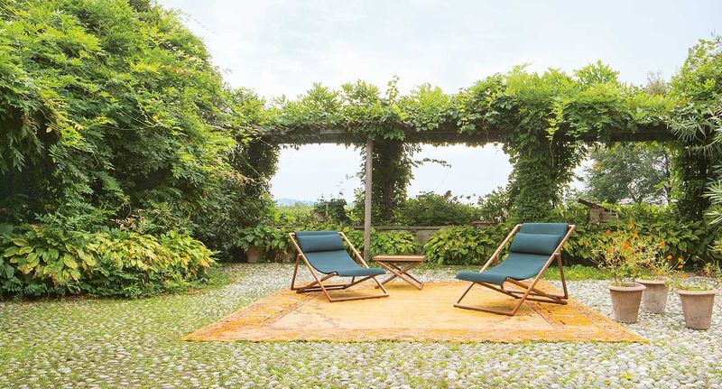 Paola Lenti Шезлонг Portofino от Paola Lenti — в интерьере
