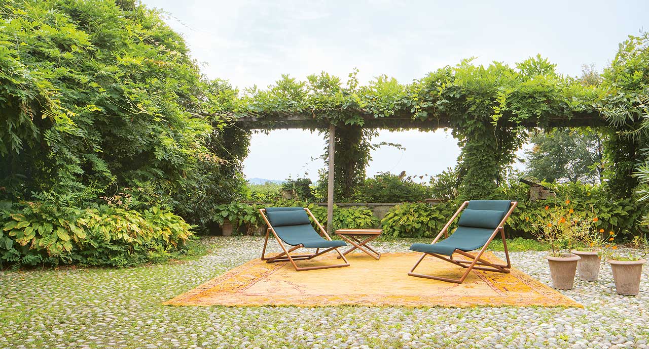 Paola Lenti Шезлонг Portofino от Paola Lenti — в интерьере