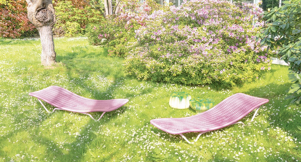 Paola Lenti Шезлонг Jardin от Paola Lenti — в интерьере